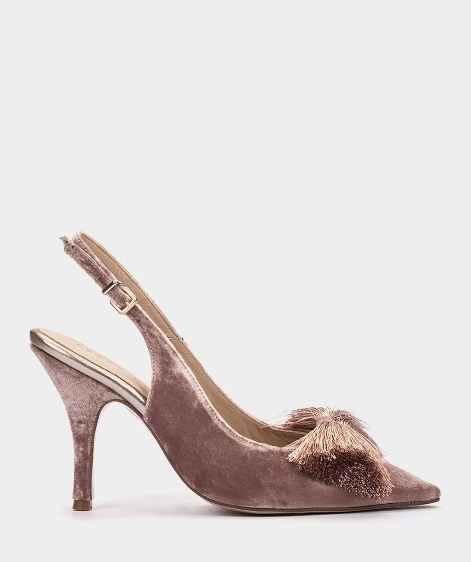 Pedro Miralles Samtabsatze In Der Haarfarbe. Velvet Nude | Schuhe High Heels