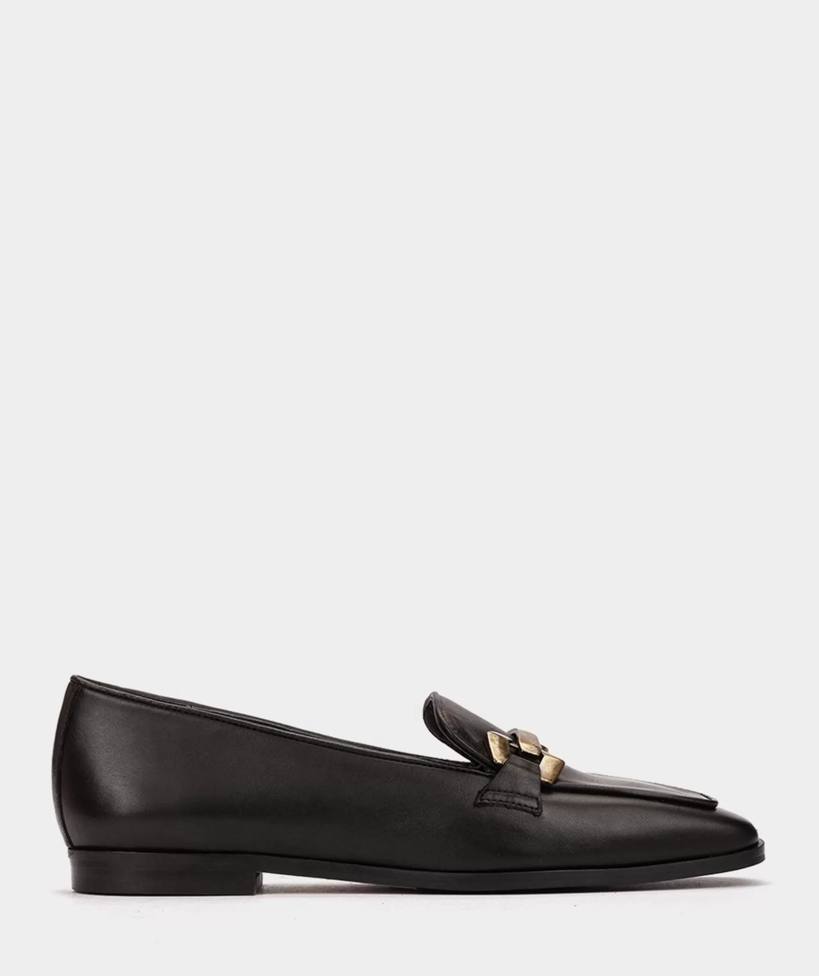 Pedro Miralles Schwarze Leder-Slipper Seta Negro | Schuhe Mokassins